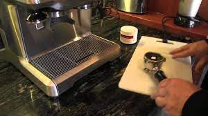 How To Clean The Breville Espresso Coffee Maker Youtube Breville Espresso Espresso Machine Coffee Making Machine