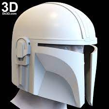 Http Do3d Com Wp Content Uploads 2019 10 Mandalorian D23 Helmet By Do3d 3d Printable Model Print File S Star Wars Prints Mandalorian Helmet Blaster Star Wars