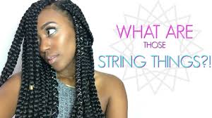 There are many different ways you can have a these are only half braids but we absolutely love them. Accessorize Your Braids Like An Ig Model Those String Things Youtube