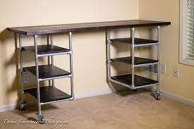 This video shows how to build a fancy industrial style desk. Industrial Pipe Desk Shelving Plans Simplified Building