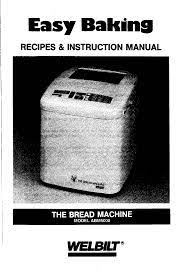 Appear in the display window. Welbilt Abm6000 Bread Machine Pdf Document