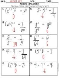 Find The Missing Exponent Worksheet All Five Exponent Rules Included Exponent Rules Exponents Exponent Worksheets