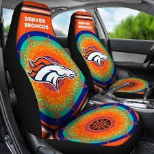 Unique Magical And Vibrant Denver Broncos Car Seat Covers With Images Bronco Car Denver Broncos Broncos