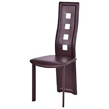 4 Pcs Of Dining Chairs Modern High Back Home Furniture Steel Frame Pu Leather Cream Brown Dining Chairs Modern Chairs Furniture