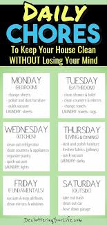 House Cleaning Schedules Checklists Daily Weekly Monthly Cleaning Schedules Clean House Cleaning Hacks House Cleaning Checklist