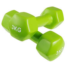 Гантели виниловые 2×3 кг пара