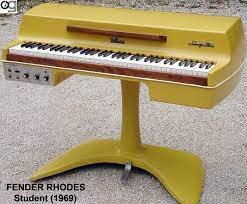 Fender Rhodes Student Space Age Music Recording Studio Recorder Music Electric Piano