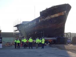 Delight as the former Carrick ship is landed in Australia