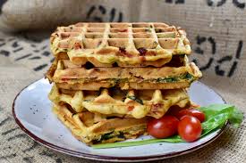 Herzhafte Waffeln