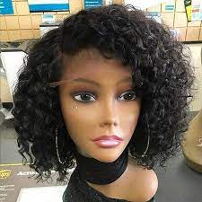 13x4 Lace Bob Wig T Part Deep Wave Bob Hairstyles Curly Bob Wigs Curly Hair Styles