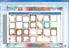 برنامج اطارات الصور photo frame maker photo frame flower illustration