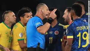 La copa américa 2021 en brasil se realiza después de que inicialmente estuviera organizada en dos sedes, colombia y argentina. Copa America Referee Controversy Overshadows Brazil S Win Over Colombia Cnn