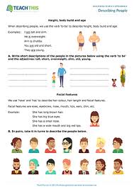 If you have any other question or need extra help, please feel free to contact us or use the search box/calendar for any clue. Describing People S Appearance Esl Activities Worksheets Lessons Games