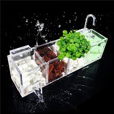 Aquarium External Filter Box Fish Tank Filter Box With Water Pump Increase Oxygen Water Filter Mutifunctional Acryli Fish Tank Aquarium Fish Tank Aquarium Fish