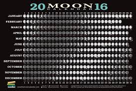 2016 Moon Calendar Card 5 Pack Amazon Co Uk Kim Long