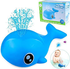 Amazon Com Tinabless Baby Bath Toys Whale Induction Spray Water Toy With Led Light Automatic Induction Sprink Baby Bath Toys Bath Toys Bath Toys For Toddlers