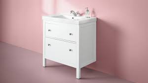Ikayaa meuble sous lavabo salle de bain meuble de rangement sous vasque en mdf armoire de salle de bain avec portes organisateur 2 couches blanc/bleu 60 x 29 x 60 cm. Meuble Sous Lavabo Pas Cher Vasques Salle De Bain Ikea