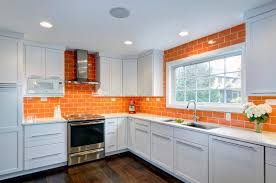 10 Beautiful Kitchens With Orange Walls Orange Kitchen Decor Orange Kitchen Walls Bold Kitchen
