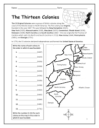 13 Colonies United States Of America Social Studies Notebook Social Studies Worksheets Teaching Social Studies