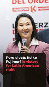 Peru's conservative president-elect Keiko Fujimori vows that the ‘doors to dialogue will always be open’ after defeating left-wing candidate Roberto Sanchez by a razor-thin margin in the latest ...