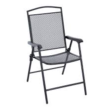 Living Accents Seville Folding Wrought Iron Chair Set Of 4 Outdoor Dining Chairs Ace Hardware Outdoor Chairs Outdoor Dining Chairs Wrought Iron Chairs