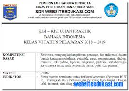 Kisi kisi prakarya kelas 7 docx document. Kisi Kisi Ujian Praktek Bahasa Indonesia Sd Mi Tahun 2019 Soal Terbaru
