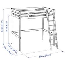 Ikea has a select number of loft beds, mostly focused on children. Stora Loft Bed Frame Black Double Ikea