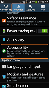 Go to settings > accessibility > talkback to turn on talkback. Disable Turn Off Talkback Talk Back Mode In Samsung Galaxy S4 Marshmallow Vs Lollipop Vs Jelly Bean Kitkat Visihow