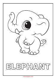 The kids will love these fun santa coloring pages. Elephant Printable Coloring Pages For Kids