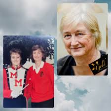 Alda Gardner with a basket of flowers from her garden that she arranged for  a funeral. Mother wrote a person poem about the life of so many in Star  Valley and spoke