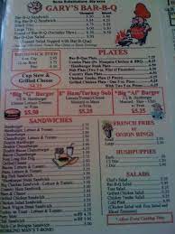 Today is the 40th anniversary of the opening of gary's barbecue. Gary S Barbecue China Grove China Grove Zomato