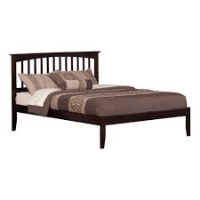 The full mattress is a good starter mattress for young adults or recent grads living on their own for the first time. Mission Queen Platform Bed With Open Foot Board In Espresso Overstock 12777327