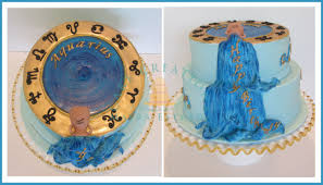 Aquarius Themed Birthday Cake Cake Cake Creations Themed Birthday Cakes