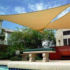 Sun Shade Triangle Sail Water Resistant Canopy Patio Awning Garden Uv Block 3 6m 5017403061267 Ebay In 2021 Shade Sail Shade Sails For Patio Pergola Shade
