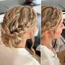 Brautfrisur Mit Zopf Brautfrisur Flechtfrisuren Hochsteckfrisur