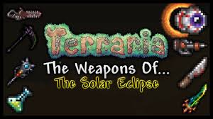 Черепашья броня и коса смерти в terraria 1.3! Terraria 1 3 Pc Weapon Guide The Weapons Of The Solar Eclipse Youtube