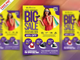 Feb 18, 2021 · pizza flyer template (free, photoshop psd) this pizza flyer template is an ideal choice for pizza restaurants. Colorful Big Sale Flyer Psd Template In 2021 Sale Flyer Retail Business Ideas Psd Templates