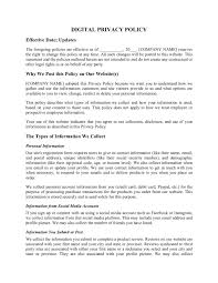 Our free privacy policy generator helps you create a custom privacy policy for your website and mobile app. Website Privacy Policy Template Legal Forms And Business Templates Megadox Com