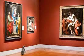 Penguins Get Private Tour Of Nelson Atkins Museum Of Art In Kansas City In 2020 Kansas City Zoo Local Art Art Museum