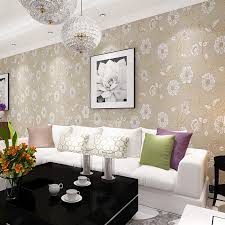 Wholesale Pastoral Wallpaper For Tv Walls 3 D Bedroom Embossed Sun Flower Living Room Tv Background 3d Wall Paper Roll Living Room Tv Room Home Decor