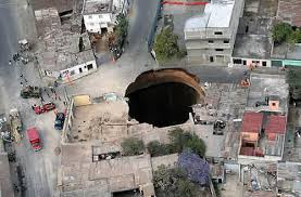 Geomorphic Hazards Sinkhole Appears After Storm