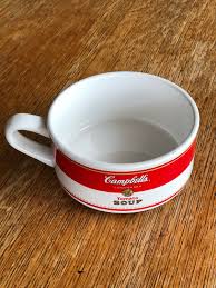 Vintage Campbell S Soup Mug From Houston Harvest Campbell S Soup Bowl Vintage Soup Bowl By Flamingovintages Soup Mugs Campbell Soup Soup Bowls With Handles