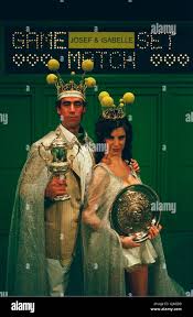 CONFETTI UK 2006 Debbie Isitt Josef (STEPHEN MANGAN) and Isabelle (MEREDITH  MACNEILL) Regie: Debbie Isitt Stock Photo