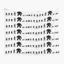 Warhammer 40k Size Chart Wall Tapestry