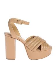A wide range of available colours in our catalogue: Michael Kors Spring Summer 2021 Royce Platform Sandals In Beige 40s1roms1l Camel