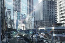 Skyscraper stock image image of blue business dark 47358647. Anime Cityscape Buildings Anime Cars Skyscrapers Road Anime Hd Wallpaper Peakpx