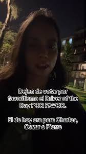 ¿Favoritismo en la votación del Driver of the Day?