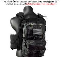 Amazon.com: Tactical Mini Molle Hydration Pack,Molle ...
