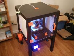 Ikea Enclosure For Monoprice Maker Select Wanhao Duplicator I3 By Dirtsky Thingiverse 3d Printer Enclosure 3d Printer Designs 3d Printing Projects