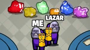 I am now a fortnite radio host. Among Us But Lazarbeam I Are Both Thanos Youtube